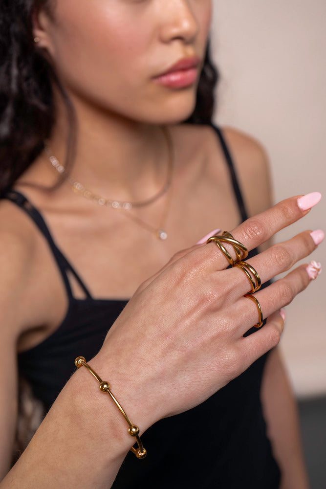 Bague Déclaration Ondulée - Ilona - R21