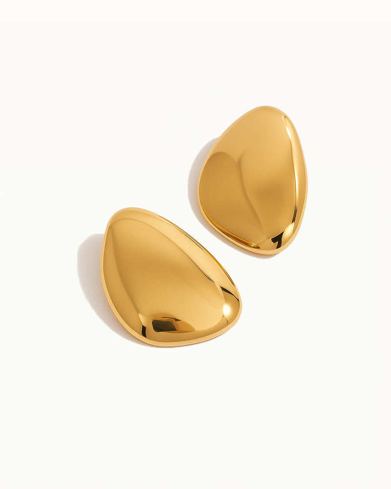 Large Gold Earrings - Mila