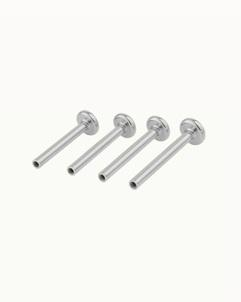 Titanium Labret Staafje met Interne Schroefdraad