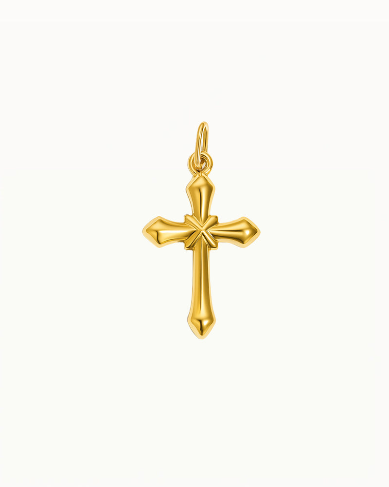 Gold Cross Charm - Chermaine