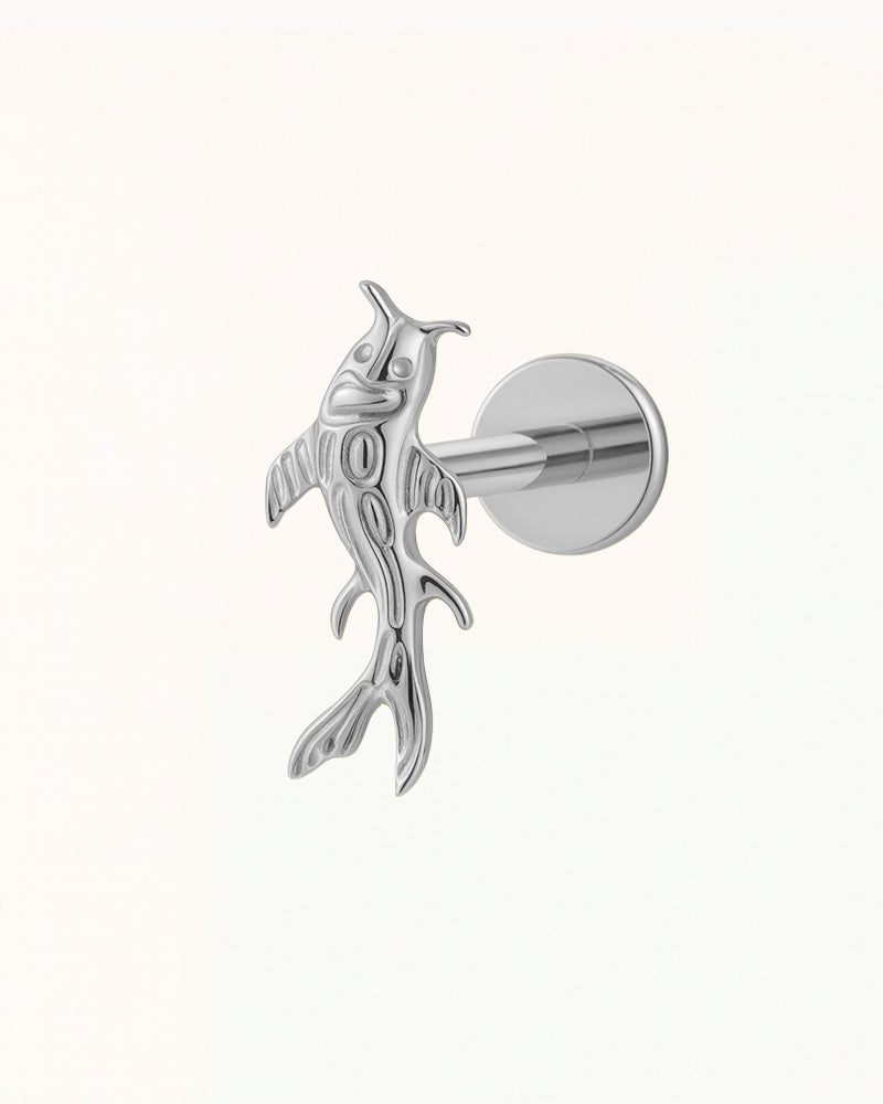 Elegantes Titan-Fisch-Piercing - Anais
