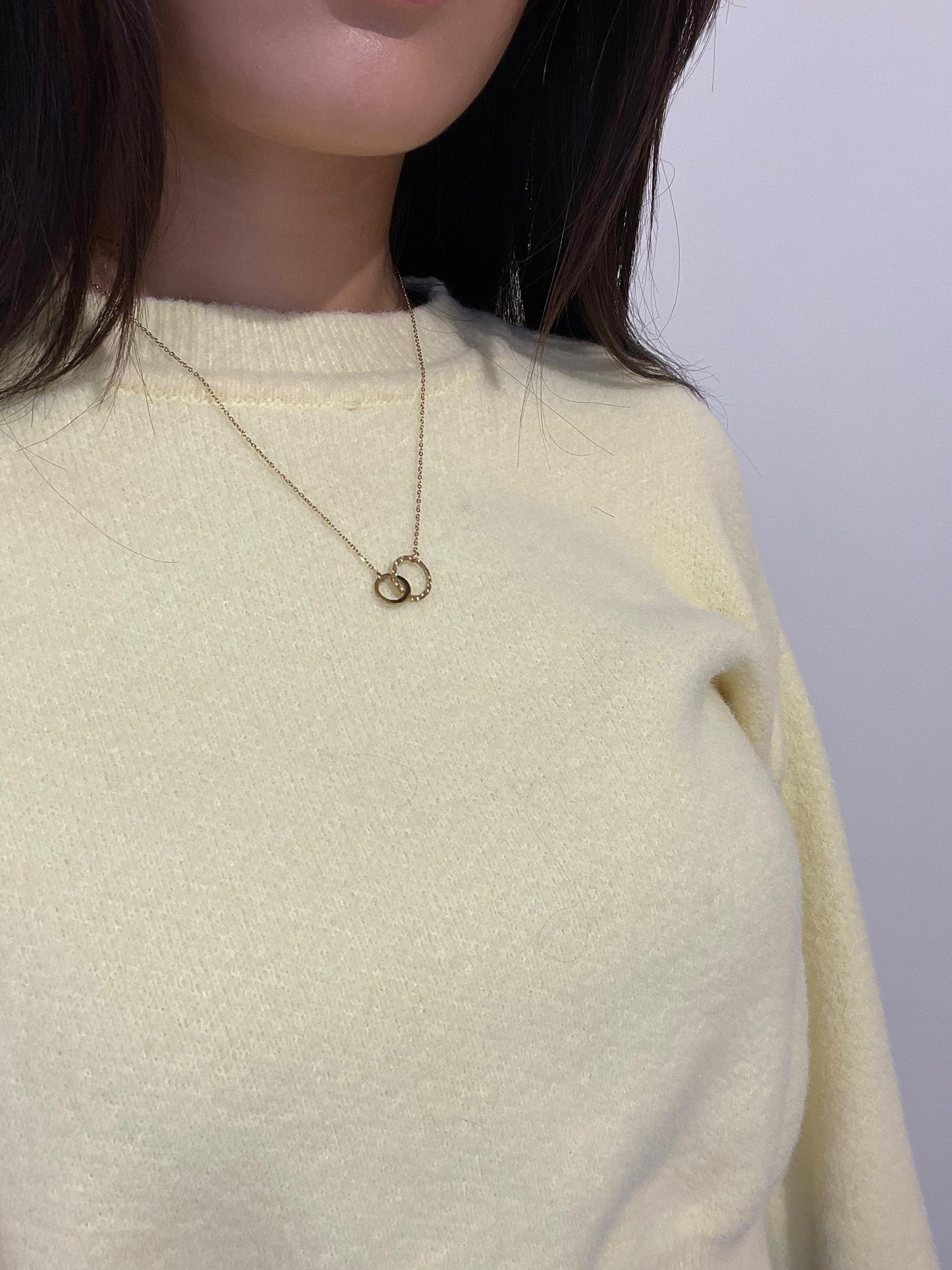 Infinity Small and Large Necklace - Amy