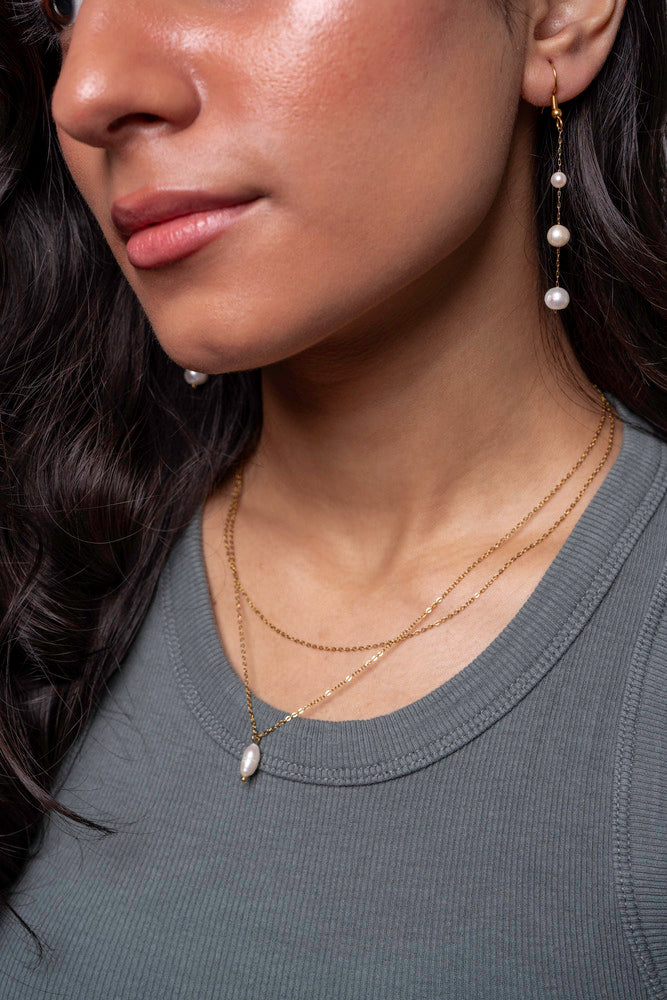 Doppelte Perlenkette - Miranda