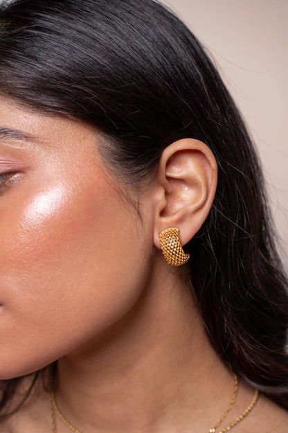 Classy Hoop Earrings - Harriet