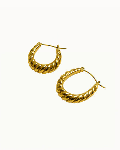 Boucles d'oreilles Ribbel Hoop - Amelia