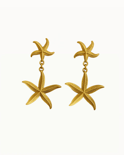 Double Star Earrings - Bernadette