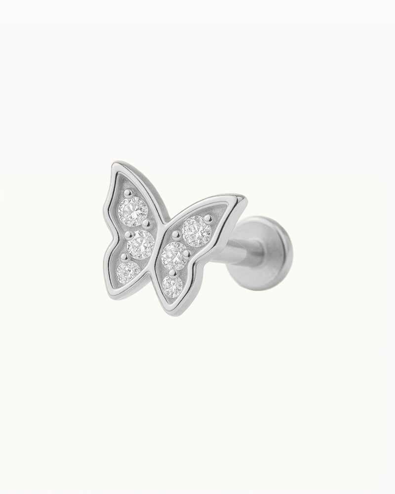 Conception de Piercing en Titane Bold Vlinder - Elvira