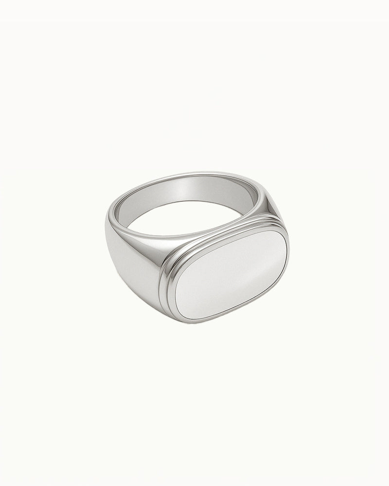 Bague Épaisse avec Pierre - Juin - R23