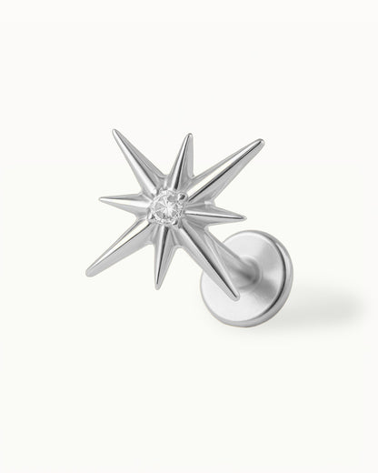 Piercing en Titane avec Étoile en Cristal - Margot