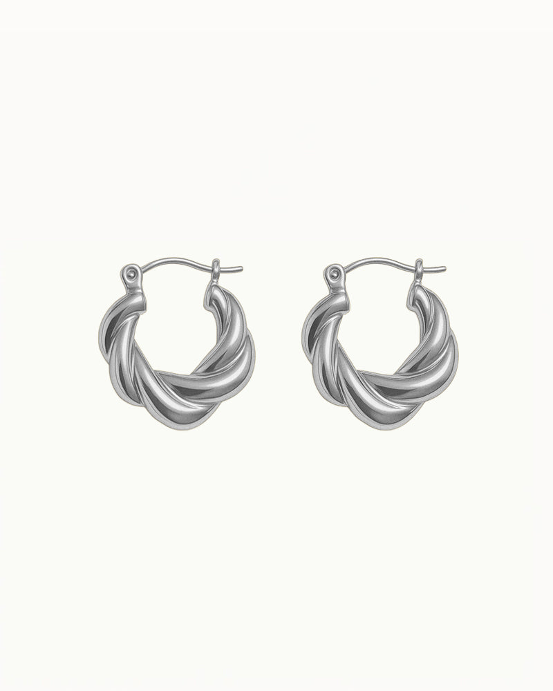 Boucles d'oreilles torsadées Bold - Maxime