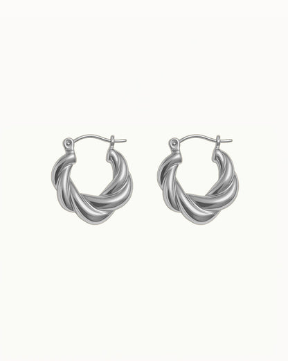 Boucles d'oreilles torsadées Bold - Maxime