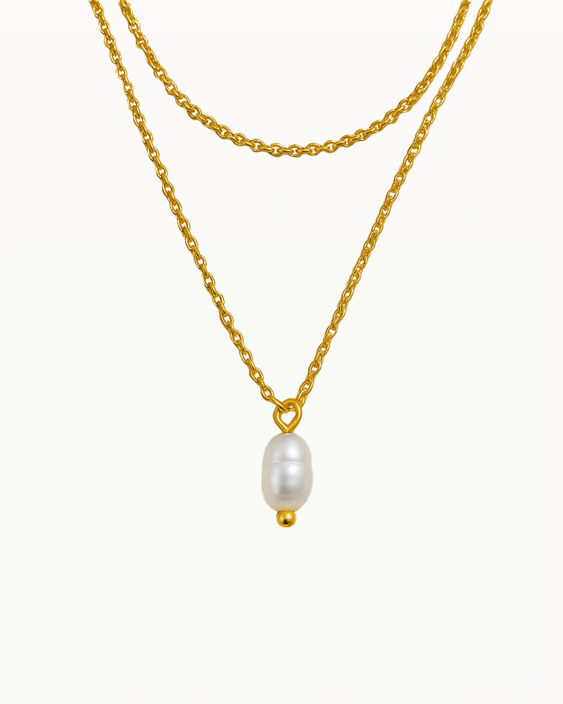 Doppelte Perlenkette - Miranda