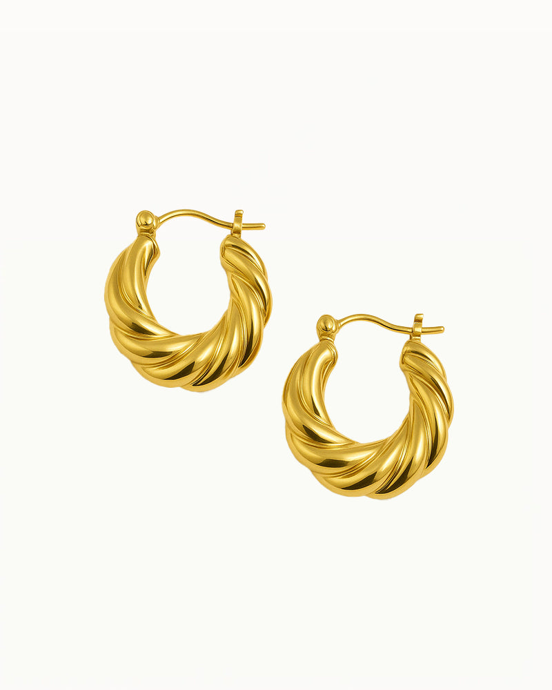 Gedrehte Creolen - Sophia