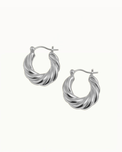 Gedrehte Creolen - Sophia