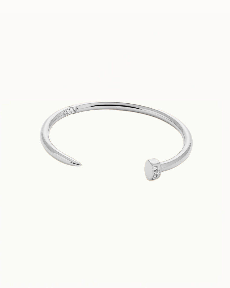 Offenes Nagelarmband mit Steinen - Jenny