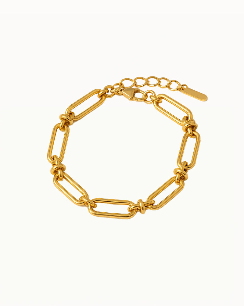 Bracelet with Oval Links - Sky