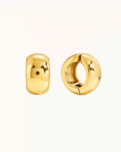 Gold Chunky Adjustable Ear Cuff - Solana