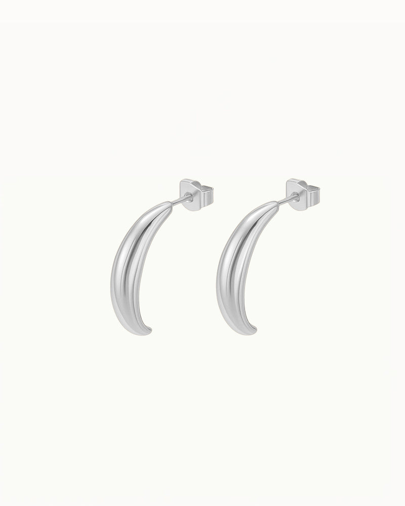 Schmale Tropfenohrringe - Bregje