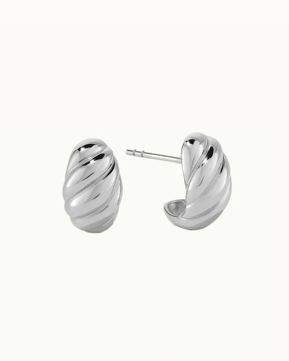 Boucles d'oreilles en déclaration torsadées - Hayley