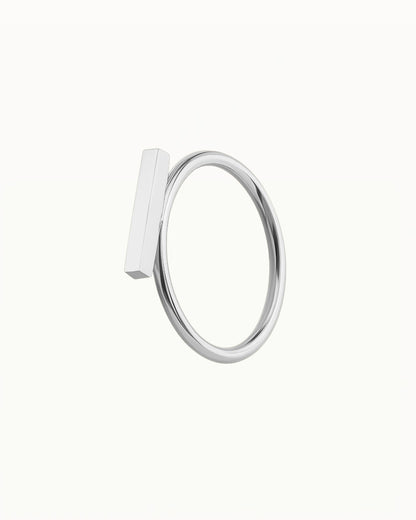 Minimalist Ring with Rectangular Shape - Marilyn - R05