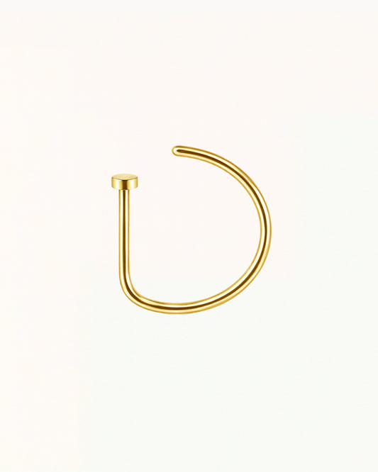 Minimalistisches Nasenpiercing aus Titan – Jillian