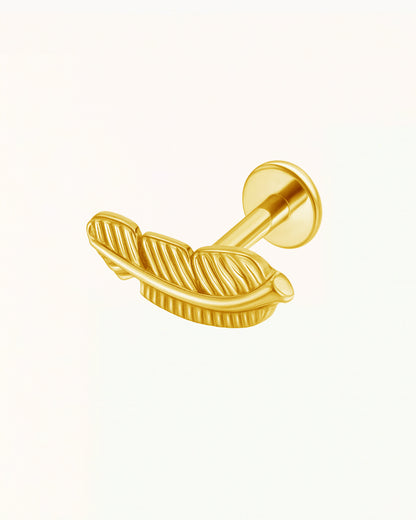 Titanium Veer Piercing - Asha