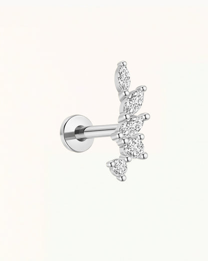 Titanium Marquise Cluster Piercing - Romy